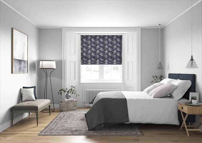 Honeycomb, Navy - Roman Blind - Image 5